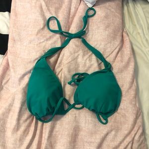 Teal bathing suit top
